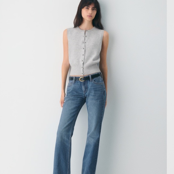 NWT Aritzia Wilfred Shirley wool/cashmere sweater vest - Picture 2 of 10